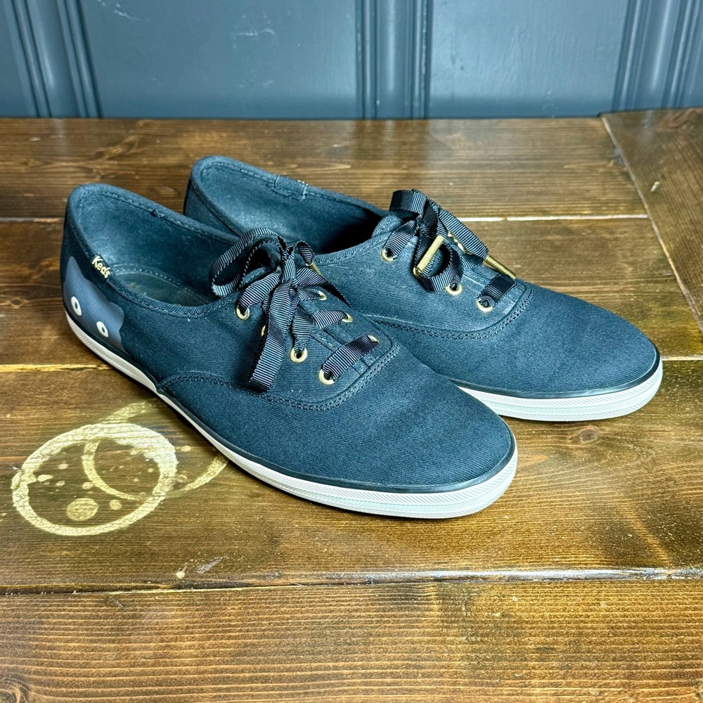 Keds x Taylor Swift Collaboration “Sneaky Cat” Lace Up Shoes Womens 8 Black